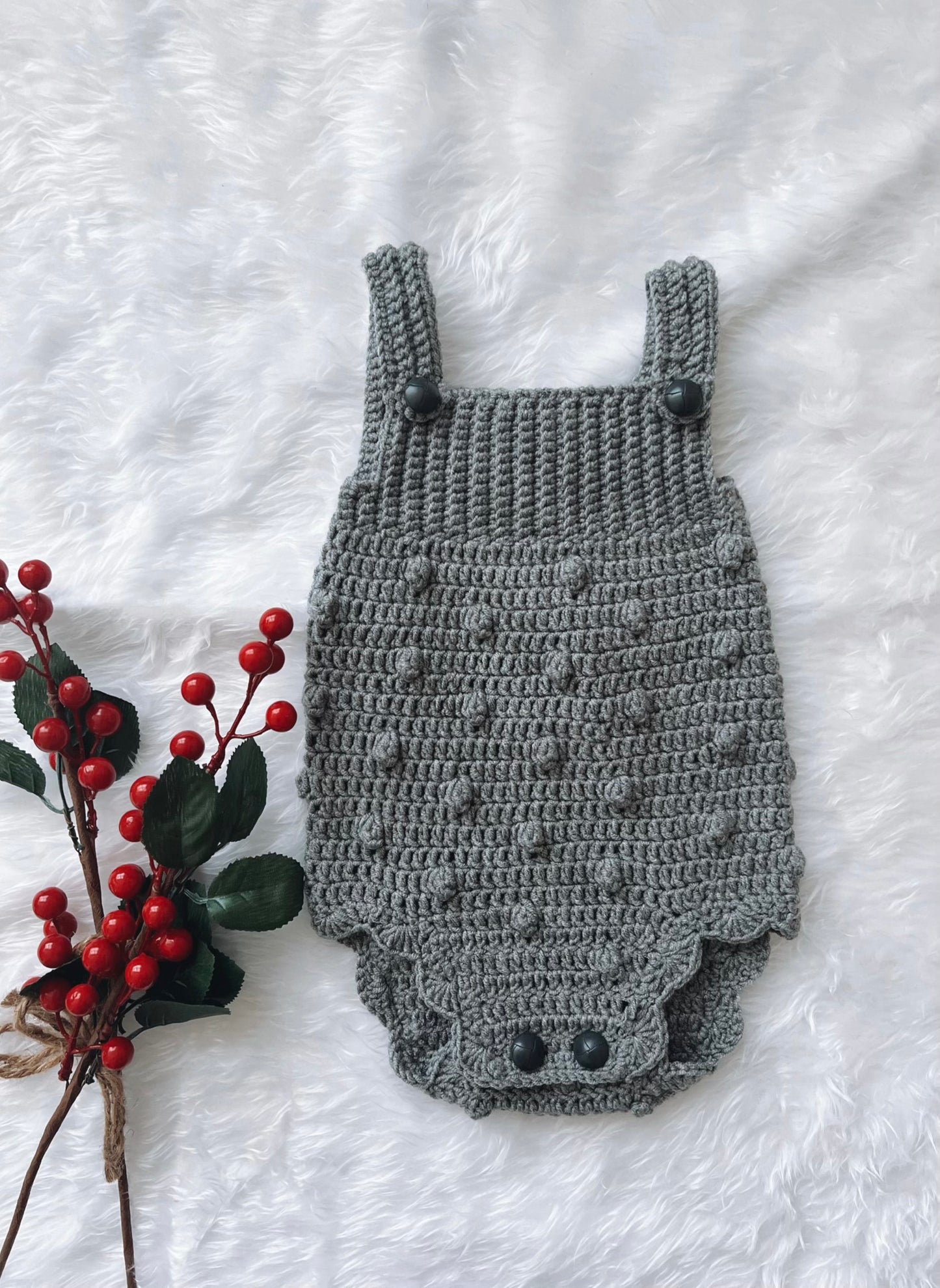 Pelele Grey Handmade